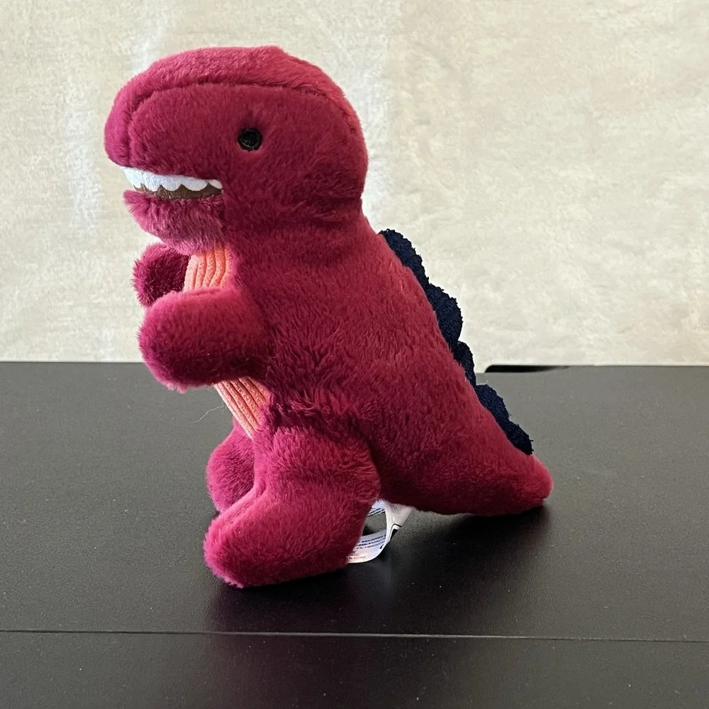 Dinosaur Plush Dog Toy Chewy Crinkle Crackle Sound Linzy Toys